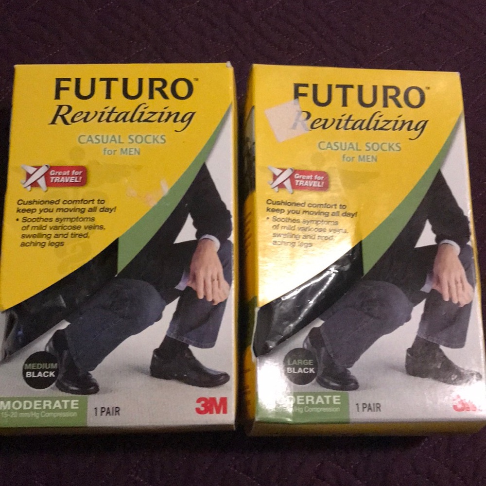 FUTURO Revitalizing Casual Socks for Men 71021 BLK